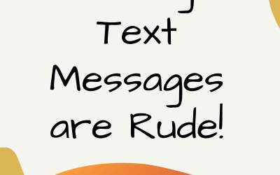 Late night text messages are RUDE!